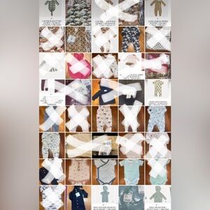 19 pc 0-3 mo 100% organic cotton gender neutral bundle lot collection